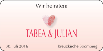 Glückwunschanzeige von Tabea Julian 