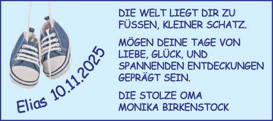 Zur Glückwunschseite von Elias 