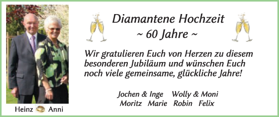 Zur Glückwunschseite von Heinz und Anni 