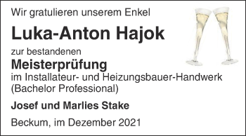 Zur Glückwunschseite von Luka-Anton Hajok