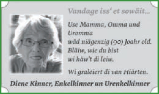 Zur Glückwunschseite von Mamma  