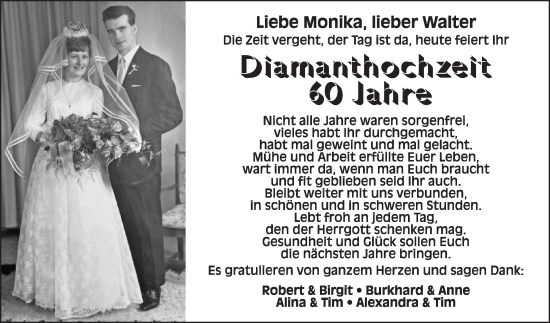 Zur Glückwunschseite von Monika und Walter 