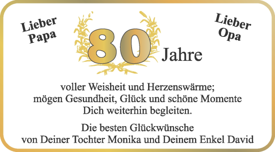 Zur Glückwunschseite von Papa 