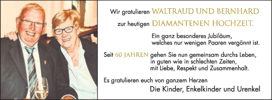 Zur Glückwunschseite von Waltraud und Bernhard  